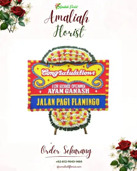 Sewa Papan Bunga Songowareng
